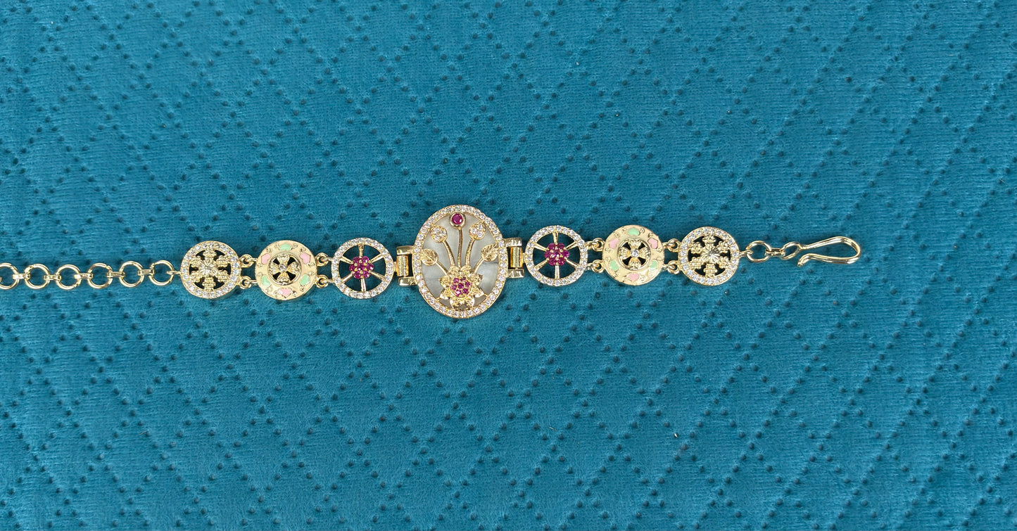 Celestial Flora Link Bracelet