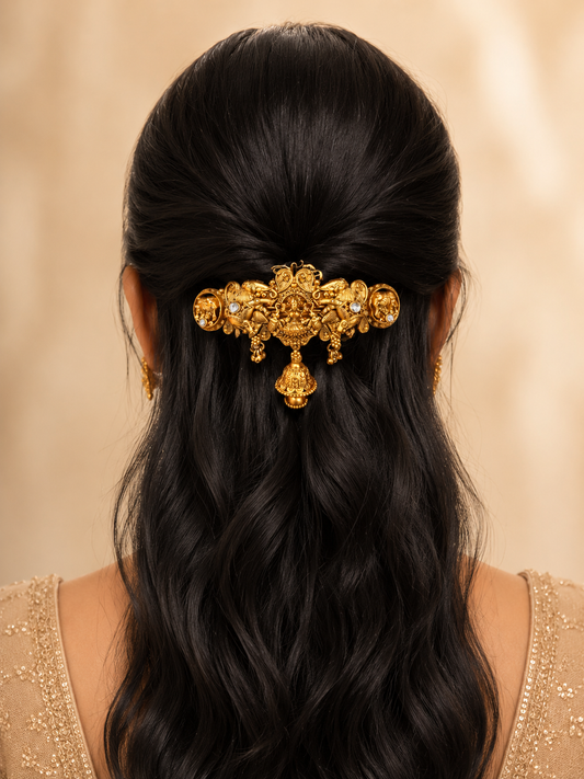 Mahalakshmi Mayura Heritage Hair Clip
