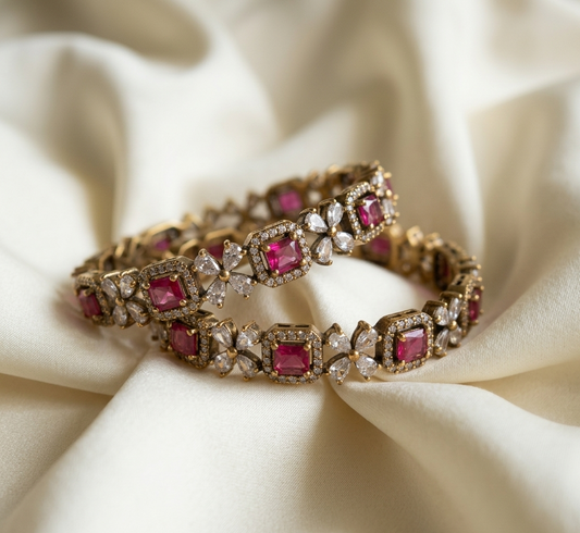 Royal Ruby Bangles