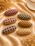 Colorful Enamel Saree Pins – Set of 6