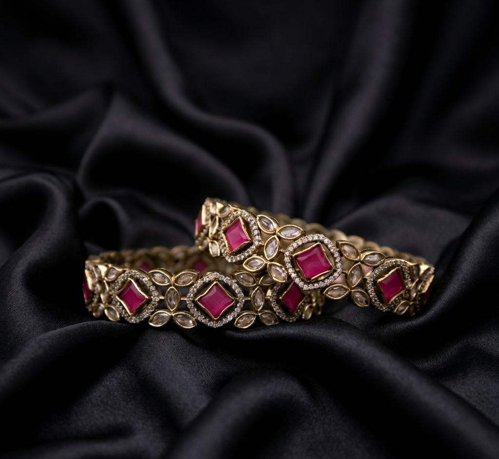 Antique Victorian Ruby Radiance