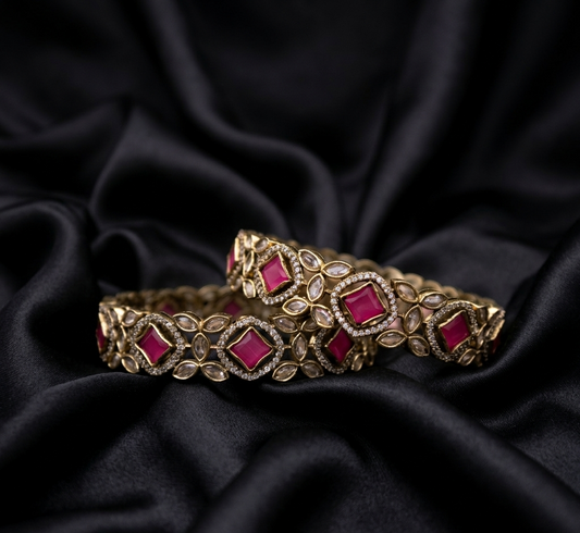 Antique Victorian Ruby Radiance