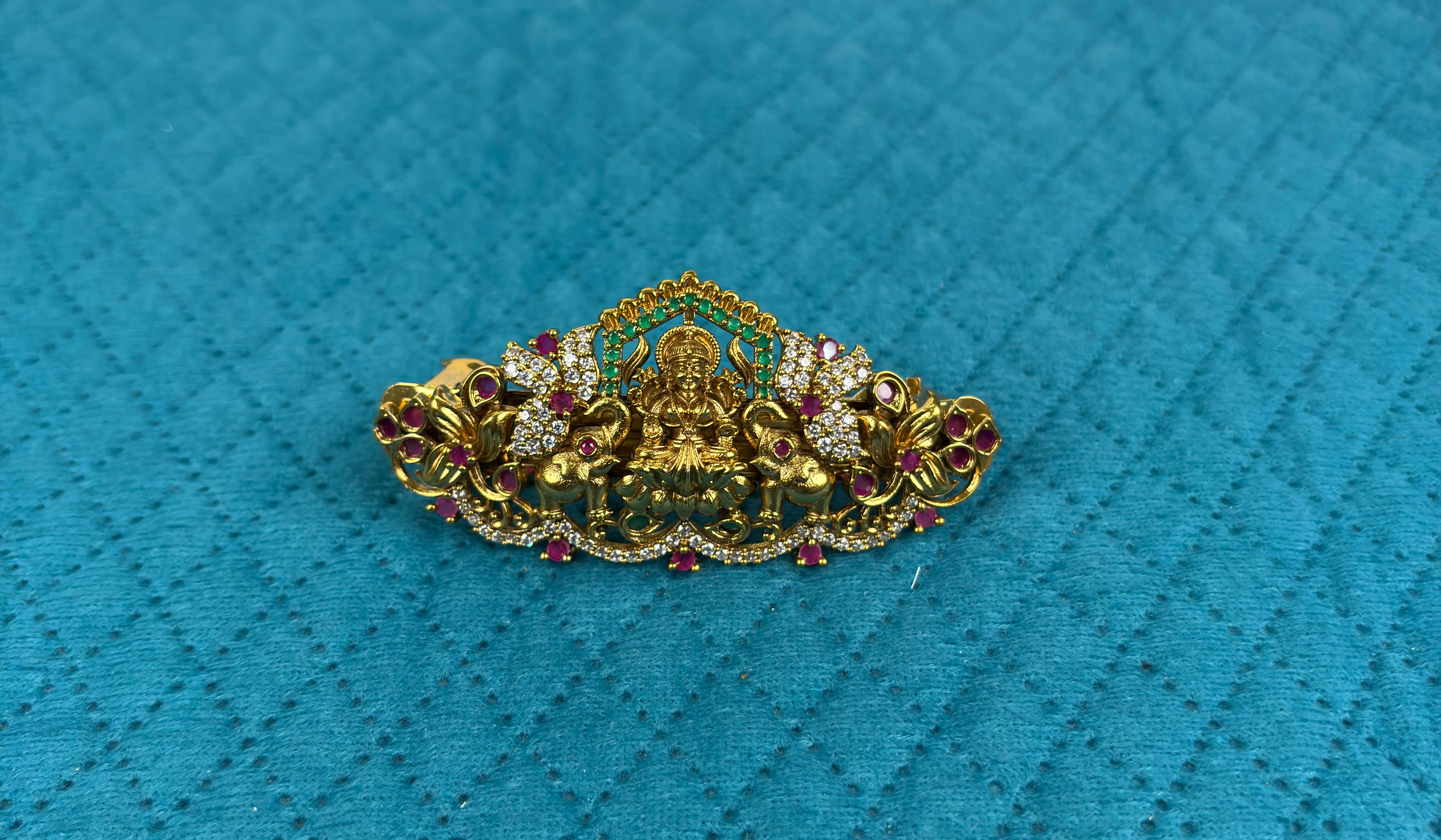 Traditional South Indian Temple Jewellery Hair Clip