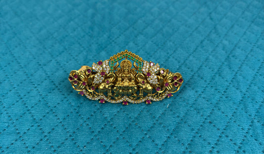 Traditional South Indian Temple Jewellery Hair Clip