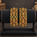 Traditional Antique Gold Temple Jewellery Set