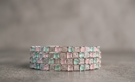 Pastel Harmony Bangle Set