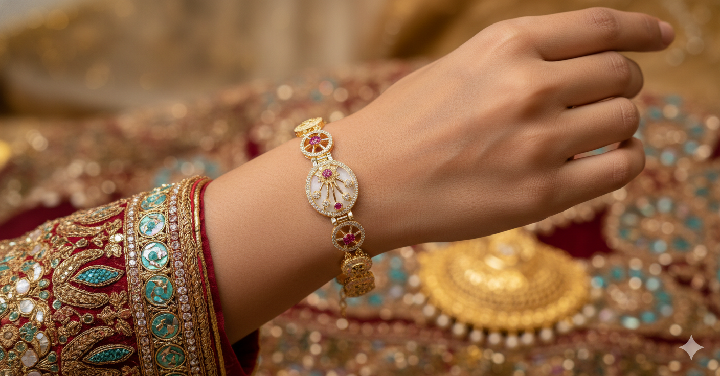 Celestial Flora Link Bracelet