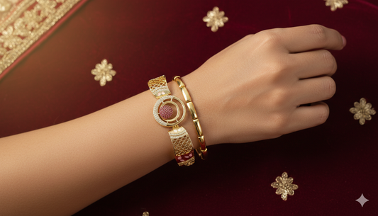 The Rosé Orbit Cuff