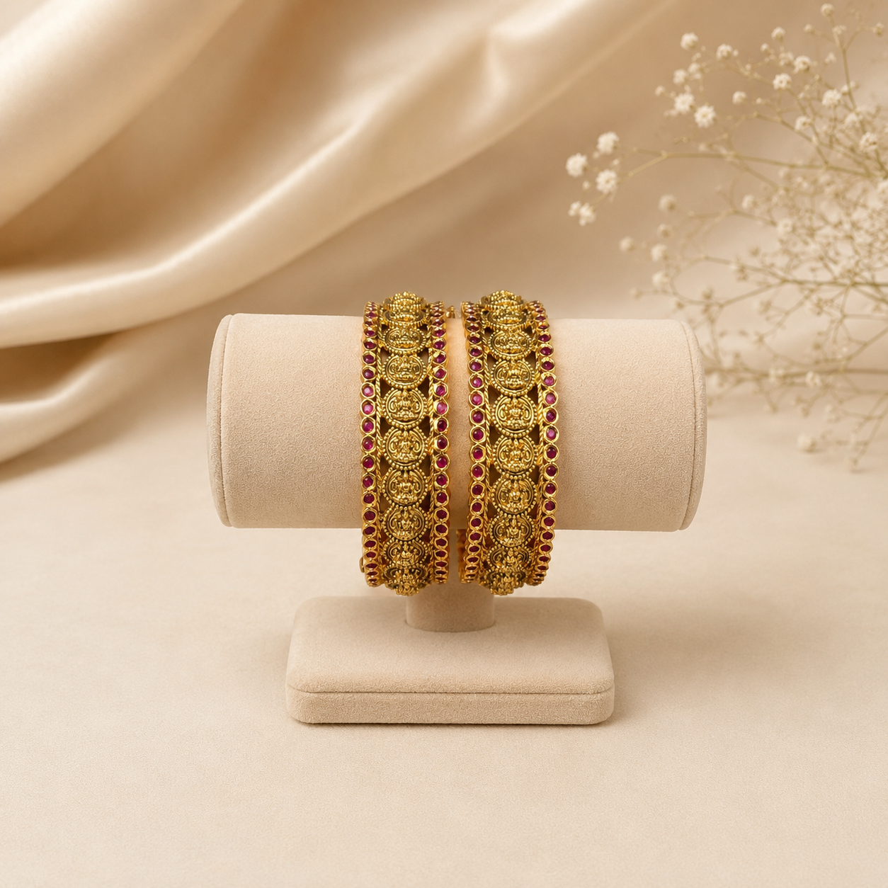 Heritage Lakshmi Coin Bangles