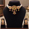 Elegant Rajwadi Pearl Choker Set