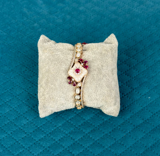 Royal Rubine Polki Cuff