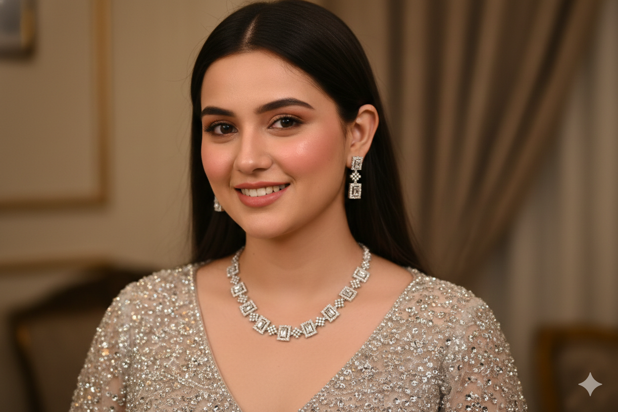 Silver Shimmer Square Set