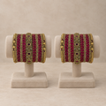 Regal Rani Pink Festive Bangle Set