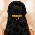 Royal Pushpa Kundan Hair Centre Clip