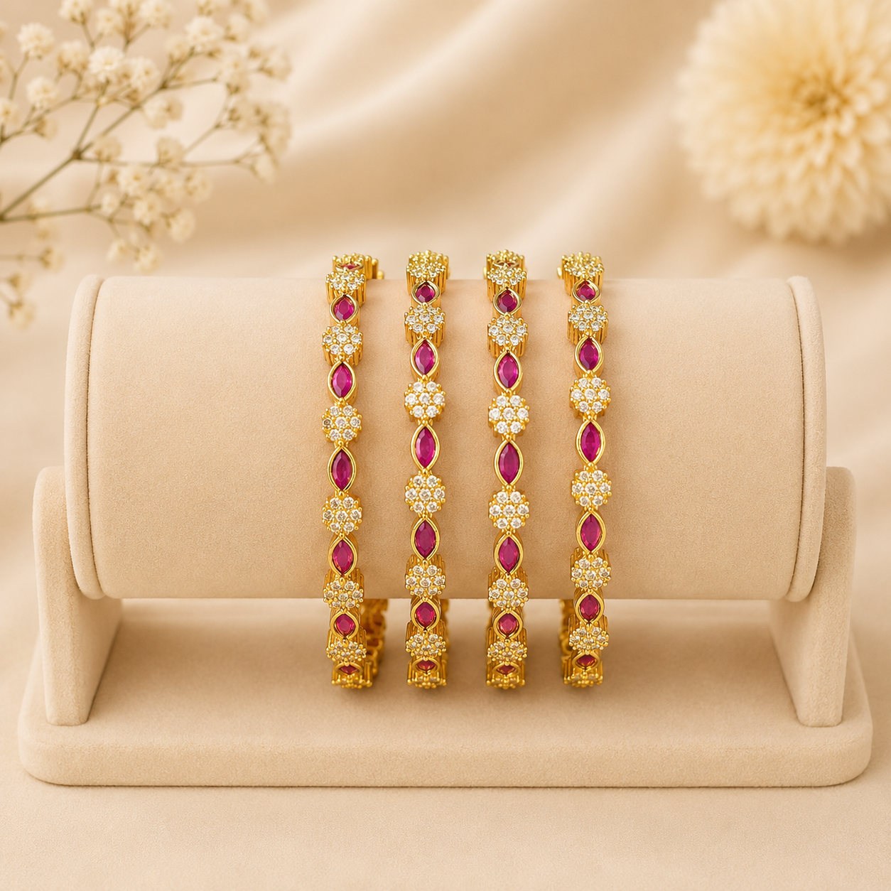 Royal Charm Bangles Set