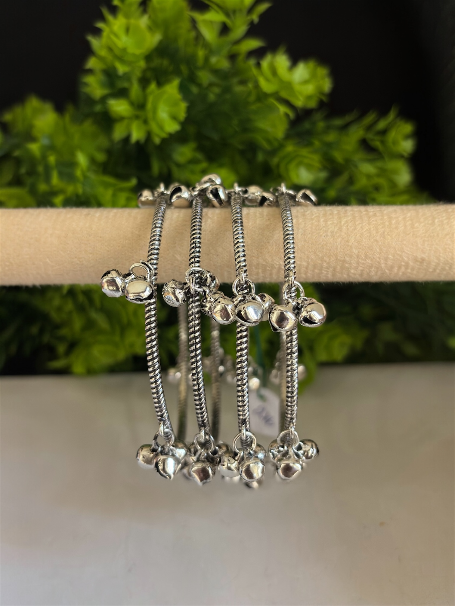 Ghungroo Bangles - Silver