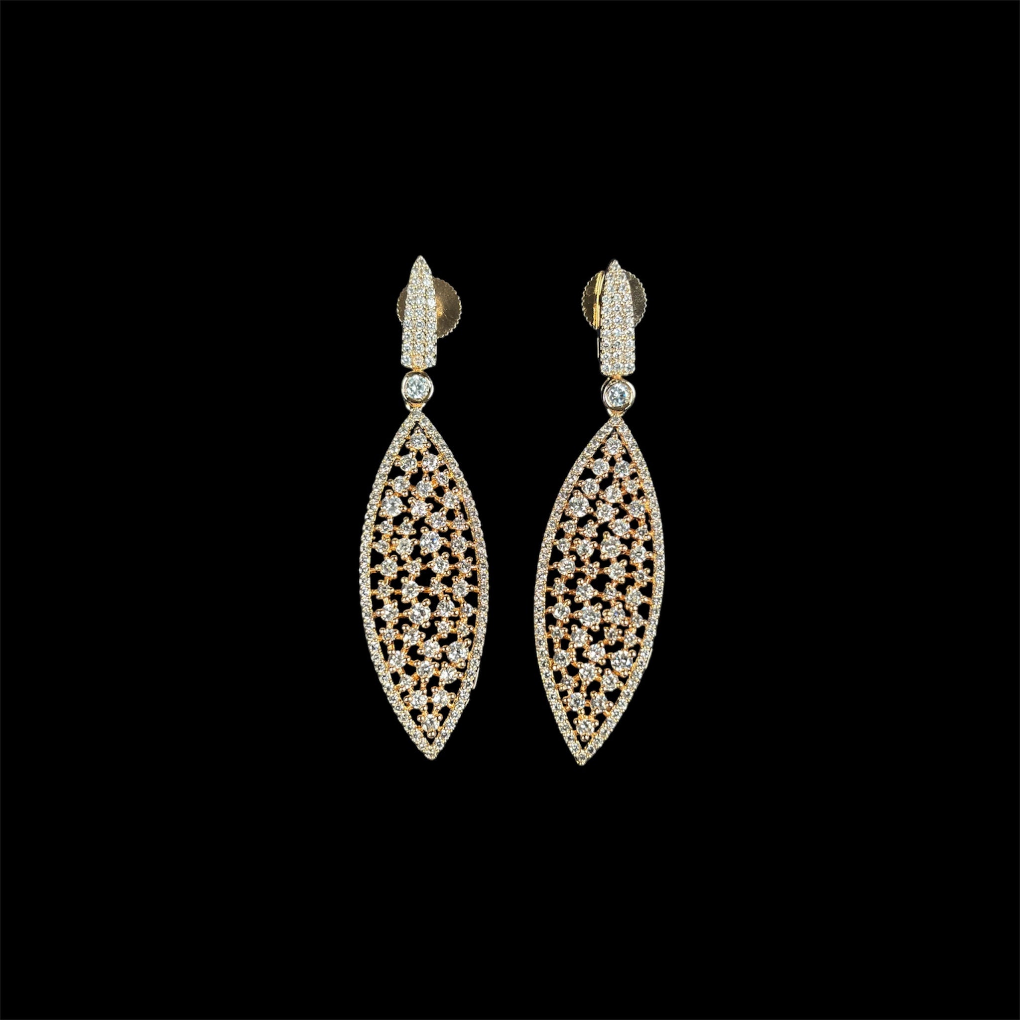 Mehak Rose Gold Earrings