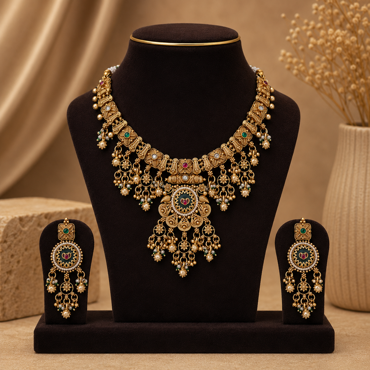 Grand Antique Necklace Set