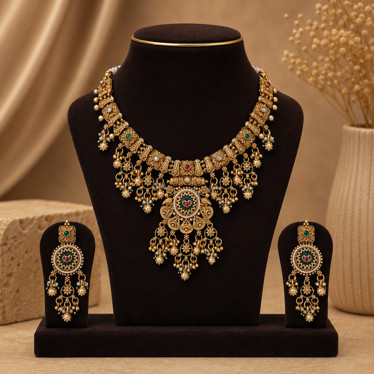 Grand Antique Necklace Set