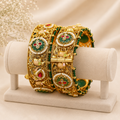 Gaja Heritage Pearl-Studded Kada