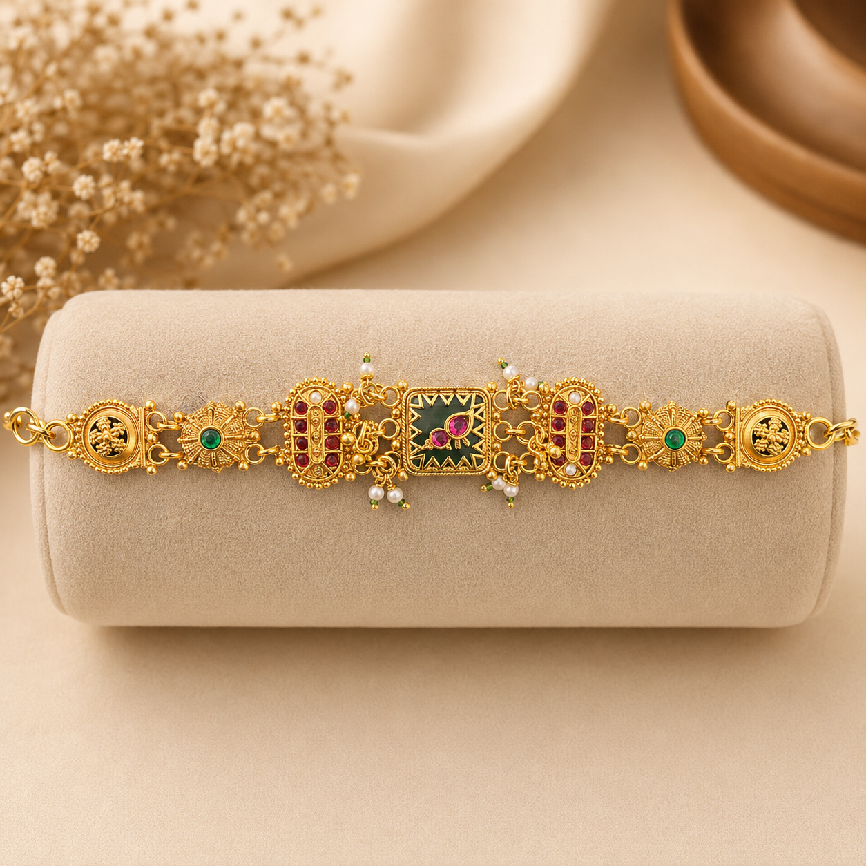 Traditional Motif Bracelet