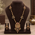 Traditional Lakshmi Pendant Necklace Set
