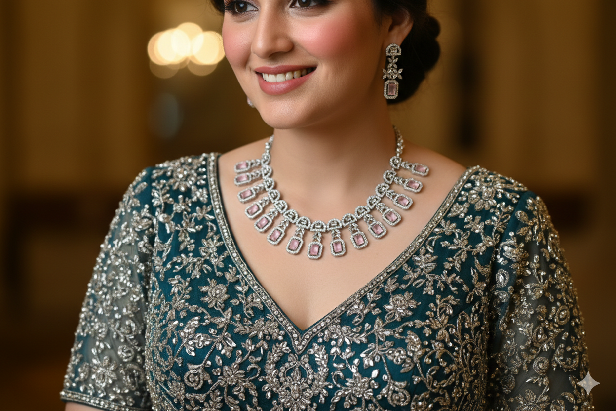 The Rosé Radiant Choker Set