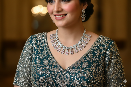 The Rosé Radiant Choker Set