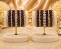 Regal Purple Bridal Bangles