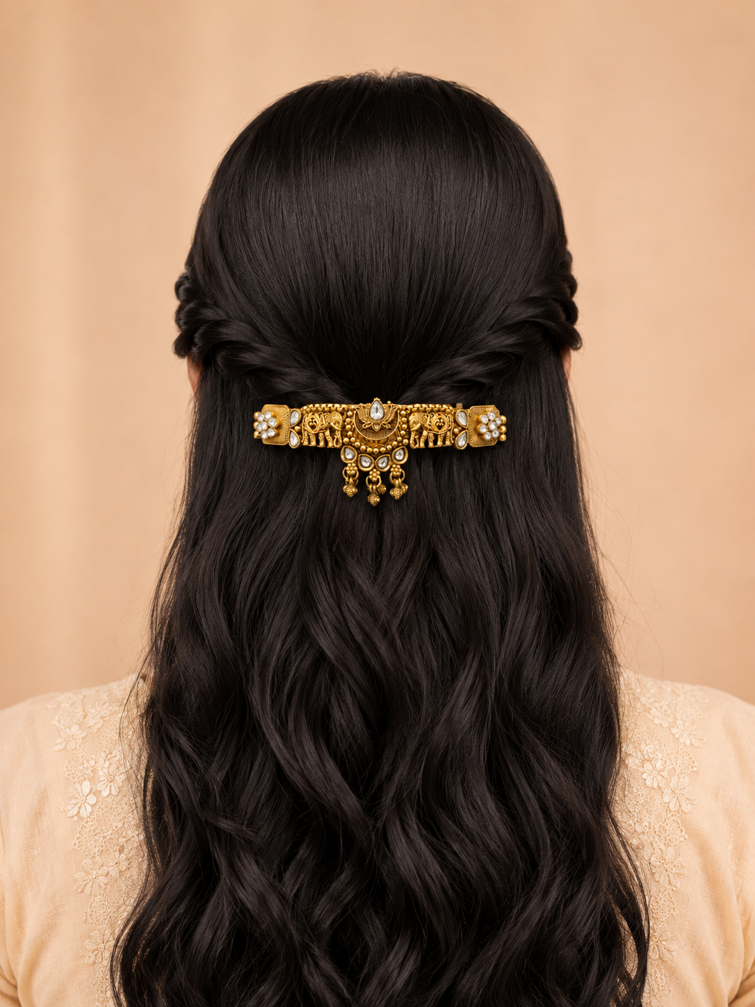 Gaja Shobha Antique Hair Clip