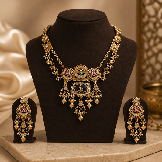 Lotus Grace Necklace Set