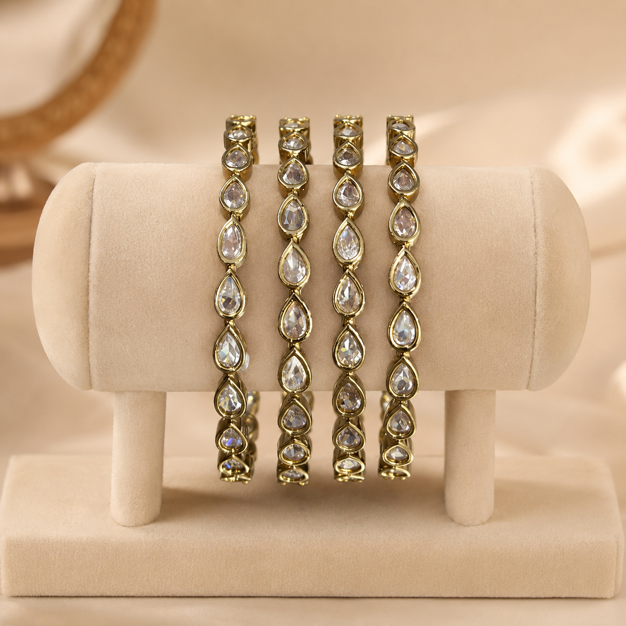Victorian Heritage Kundan Bangles