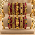 South Indian Temple Jewellery Bangle Set