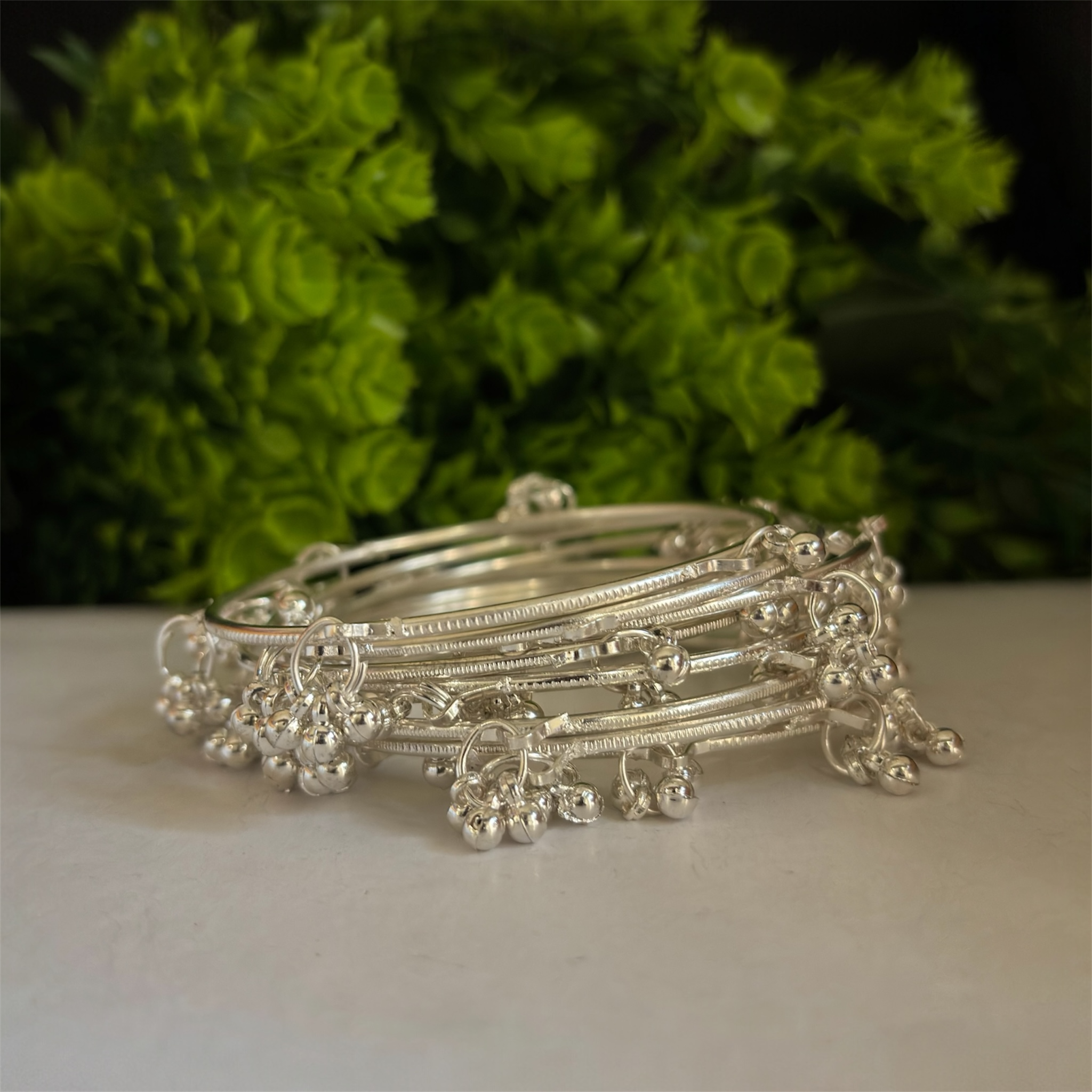 Kashmiri Bangles - Silver