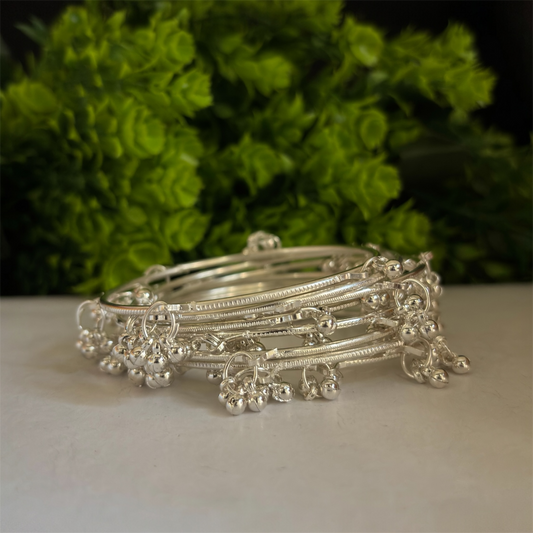Kashmiri Bangles - Silver