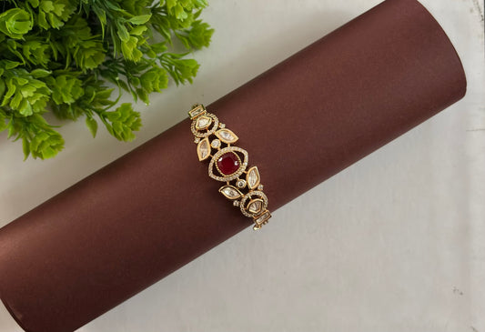 Ruby Bloom Kundan Kada