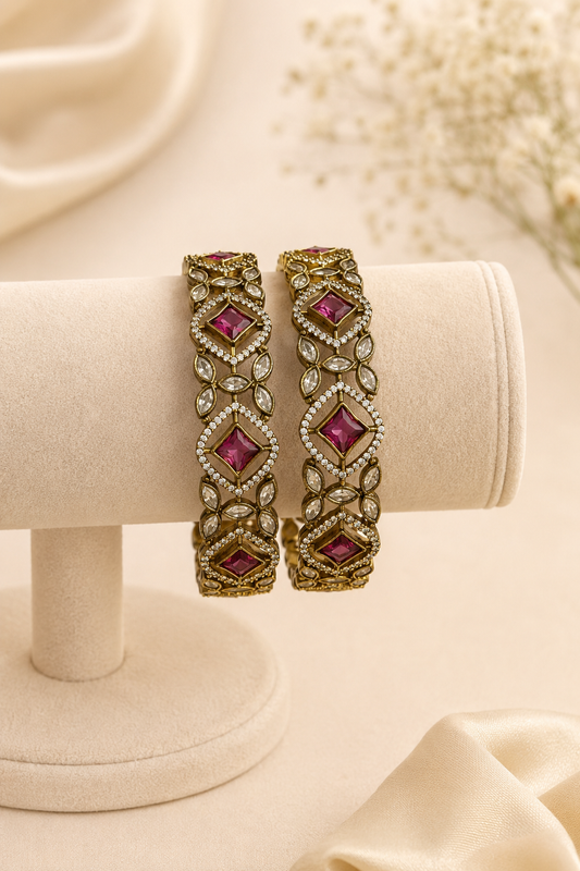 Antique Victorian Ruby Radiance