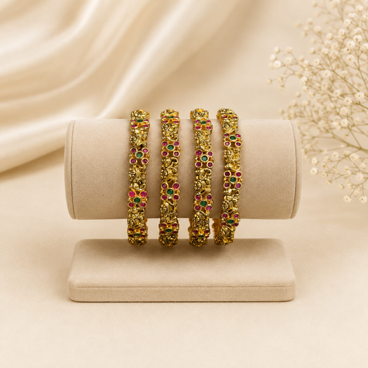 Classic Antique Stone Bangles