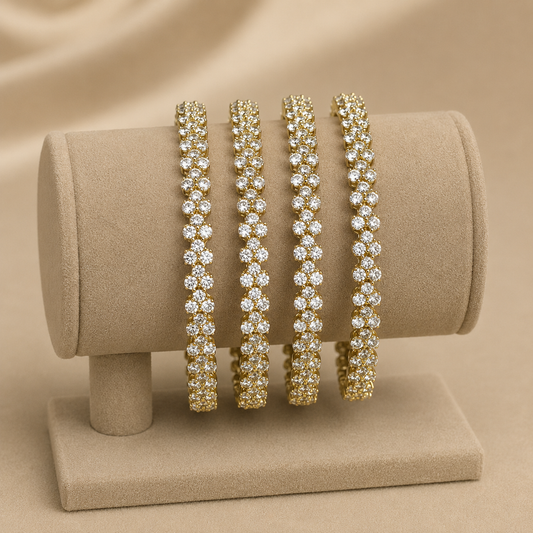 Sparkle Stone Bangles