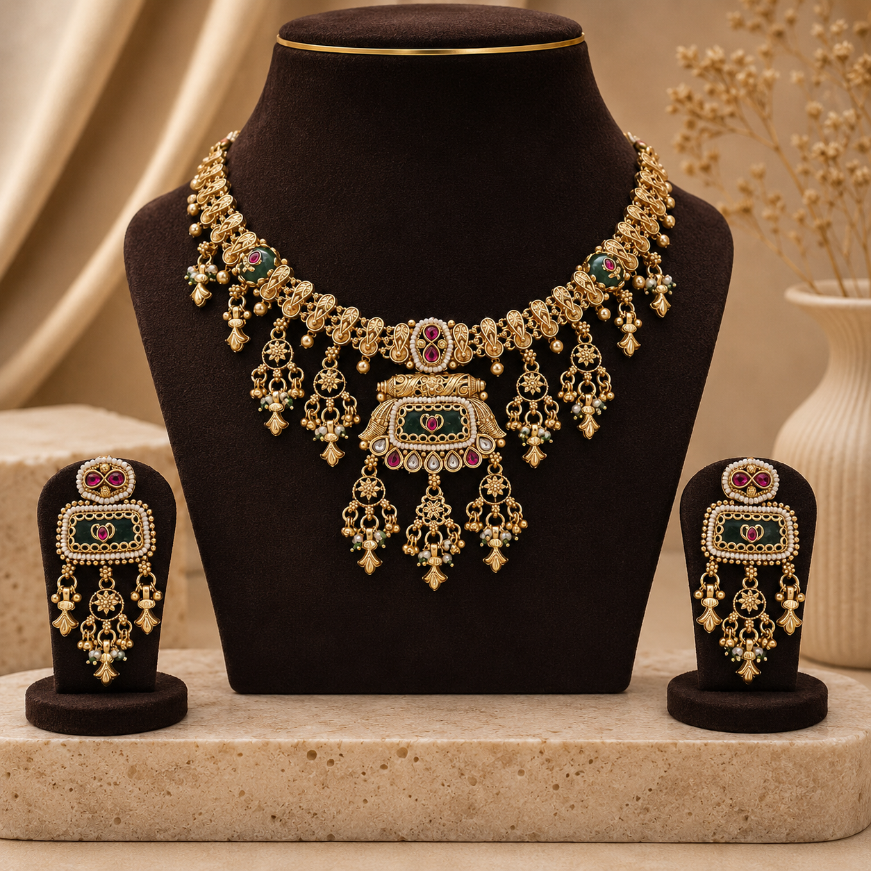 Royal Heritage Antique Necklace Set