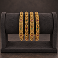 Antique Gold Nakshi Temple Bangles