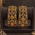 Antique Veda Temple Bangle Set