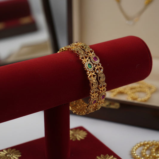 Heritage Meena Bangle Set