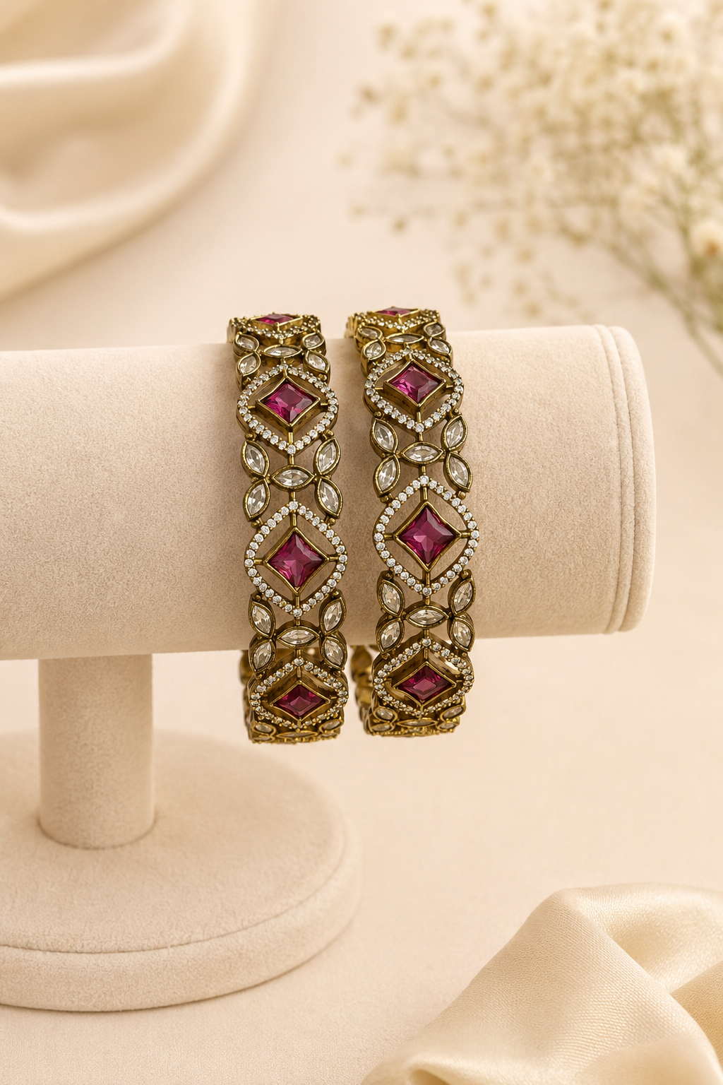 Antique Victorian Ruby Radiance