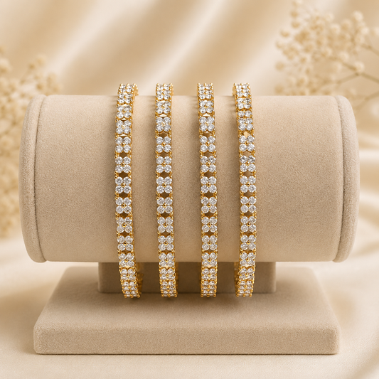 Warm Gold Bangles