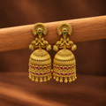 Swarnika Peacock Drop Earrings