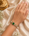 Royal Emerald Kundan Bracelet