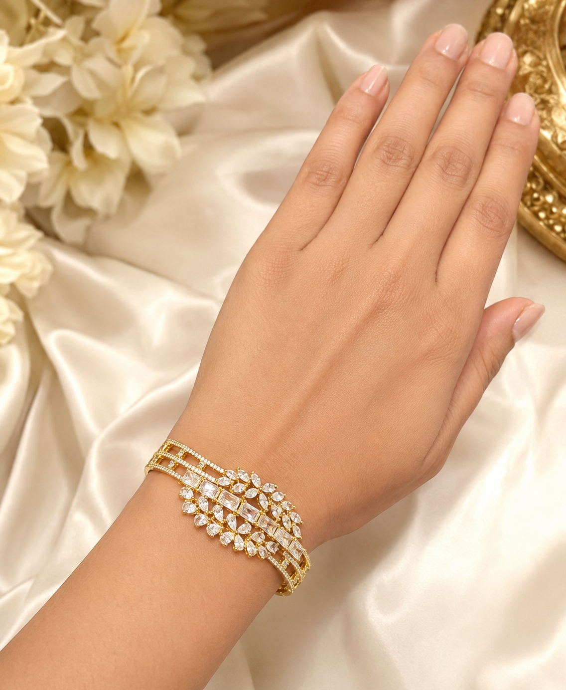 Diamond Petal Bracelet