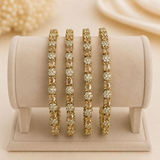 Champagne Stone Bangles