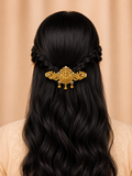 Lakshmi Peacock Antique Hair Centre Clip